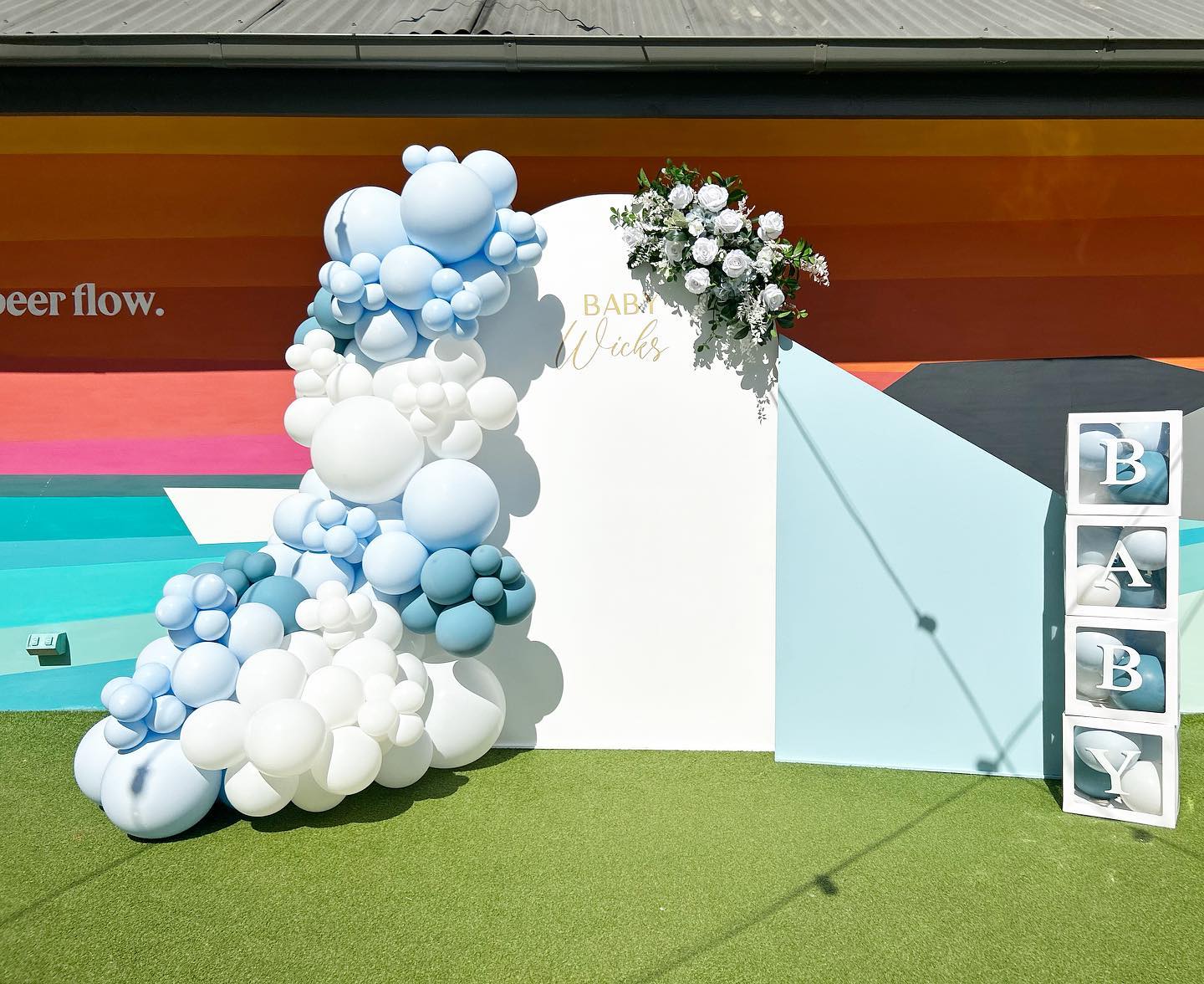 Angled Event Backdrop