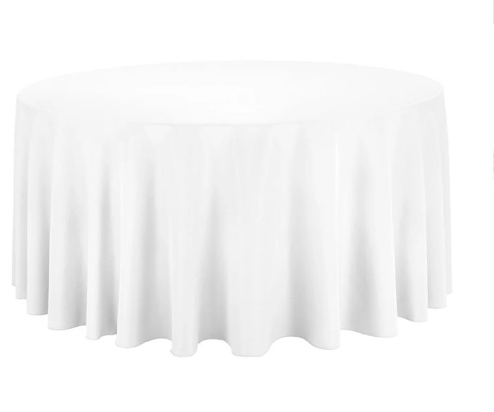 Round Tablecloth - White (300cm)