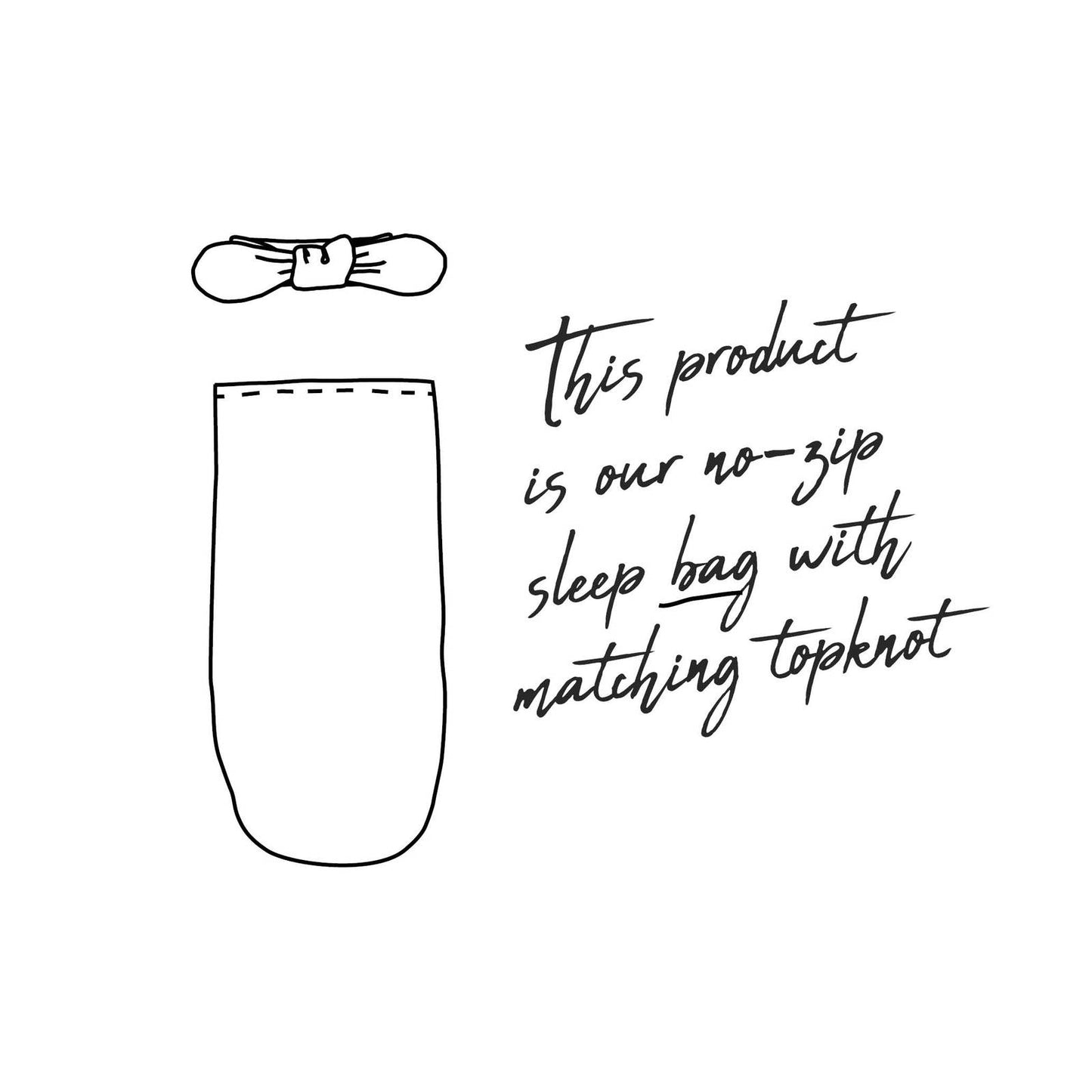 Boho Posy Snuggle Swaddle and Topknot Set