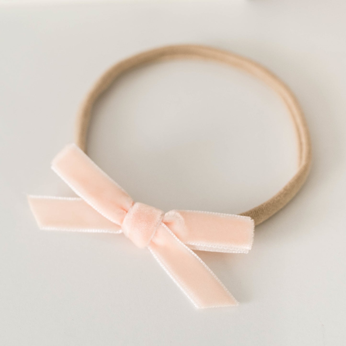 Lychee Velvet Bow