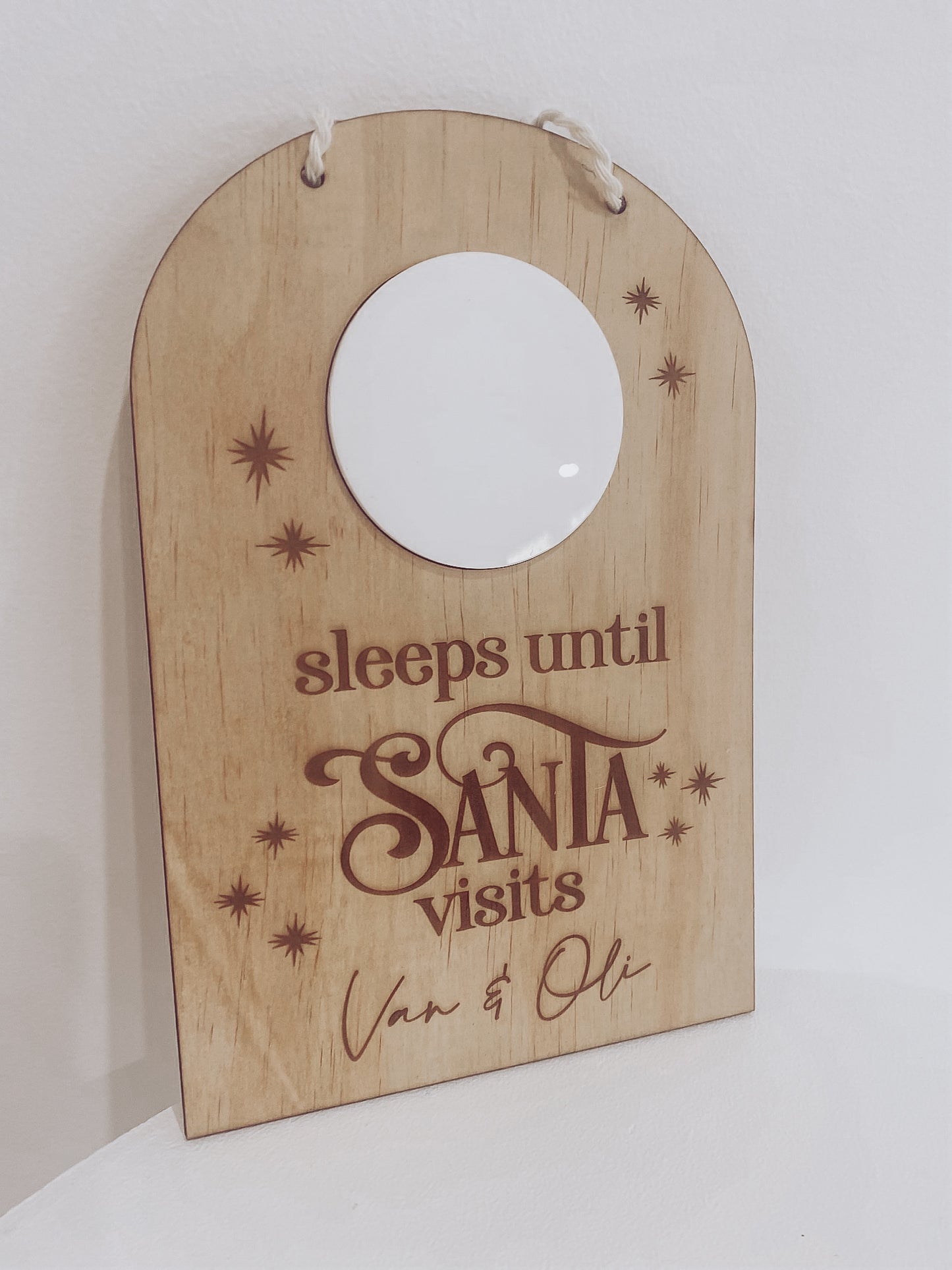 Personalised Count Down to Santa