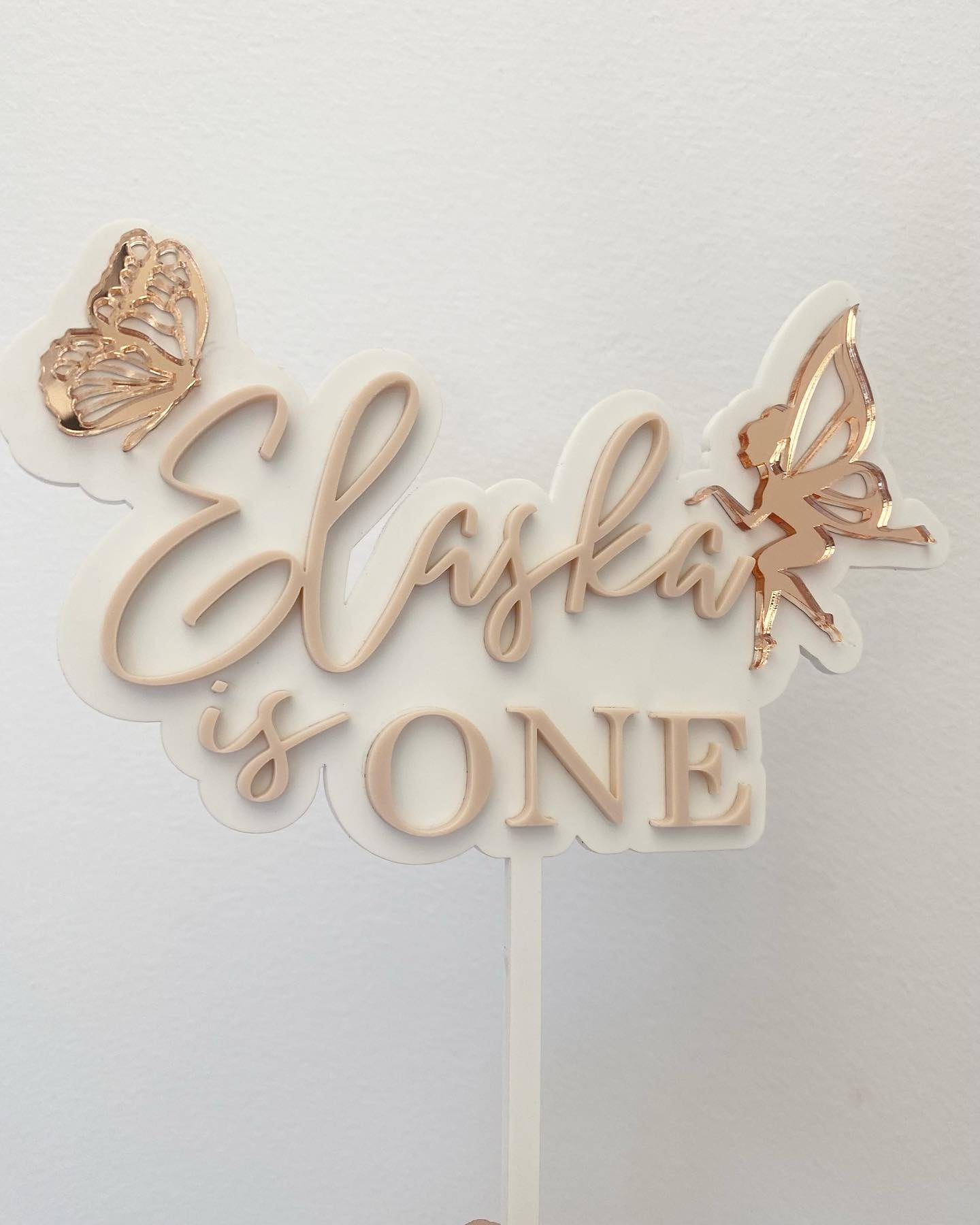 Fairy and Butterfly Cake Topper