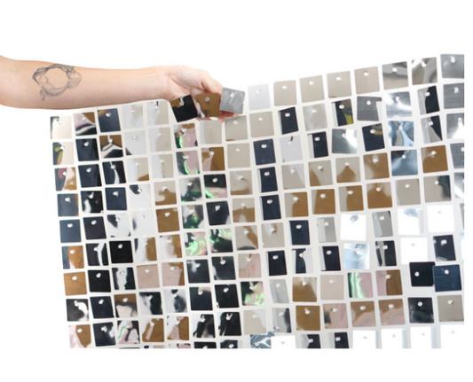 Silver Shimmer Backdrop
