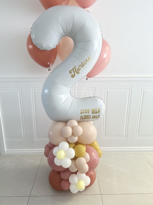 Stay Wild Flower Child Balloon Tower