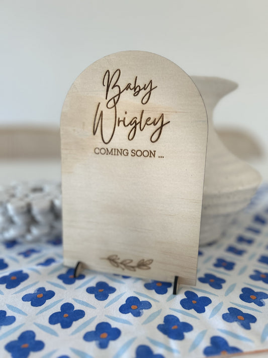 Ultrasound Announcement Arch