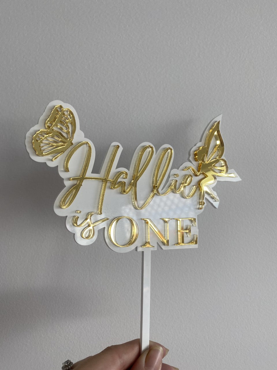 Fairy and Butterfly Cake Topper