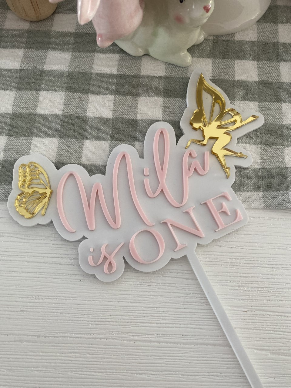 Fairy and Butterfly Cake Topper