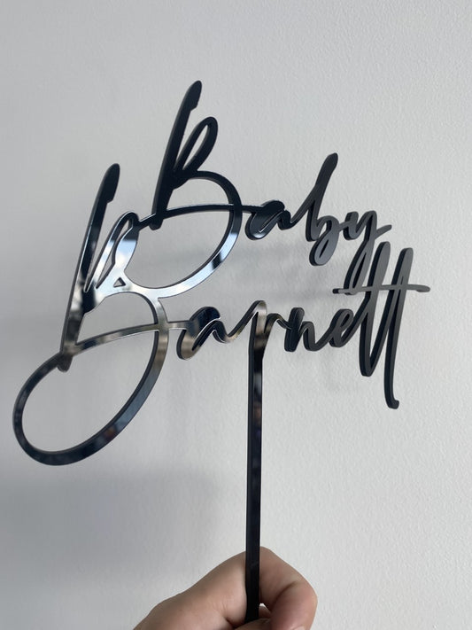 Baby Shower Cake Topper