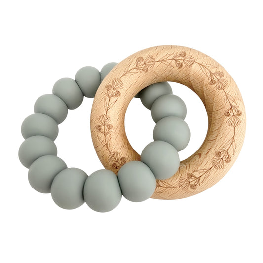 Wildflower Teether - Dusk Blue