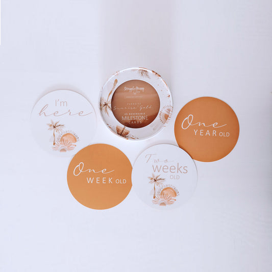 Sunrise Reversible Milestone Cards