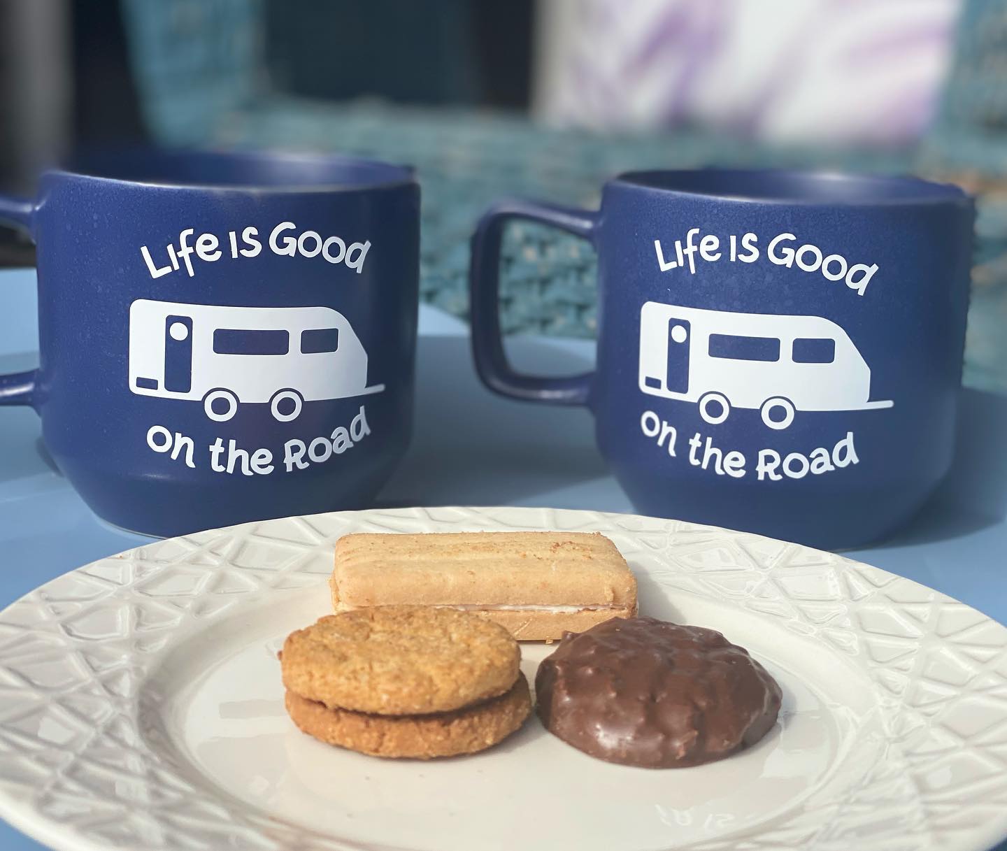 Personalised Life is Good on the Road Mug