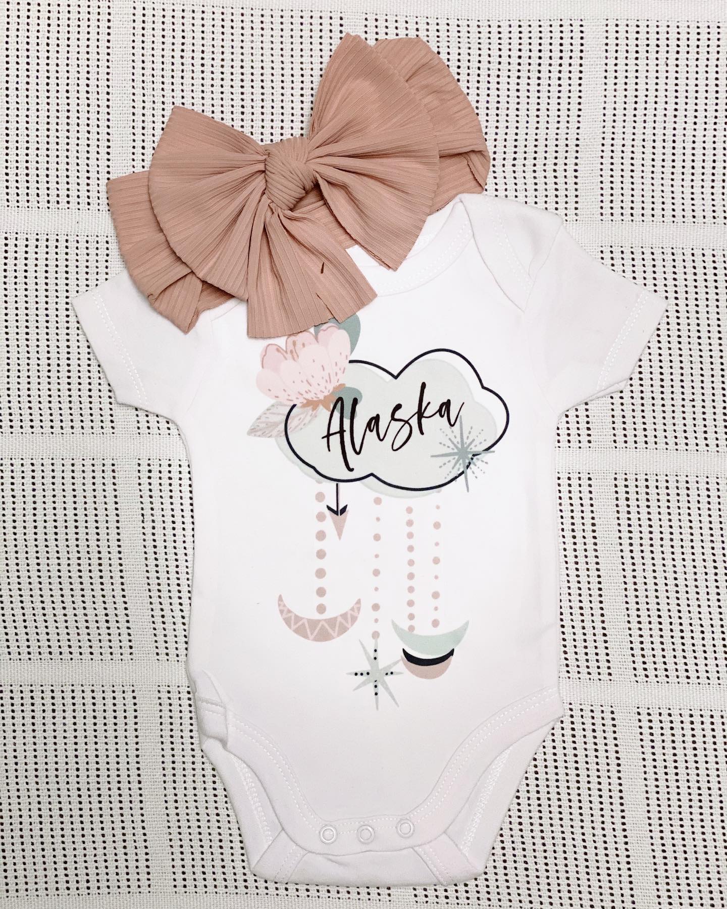 Personalised Baby Girl Onesie