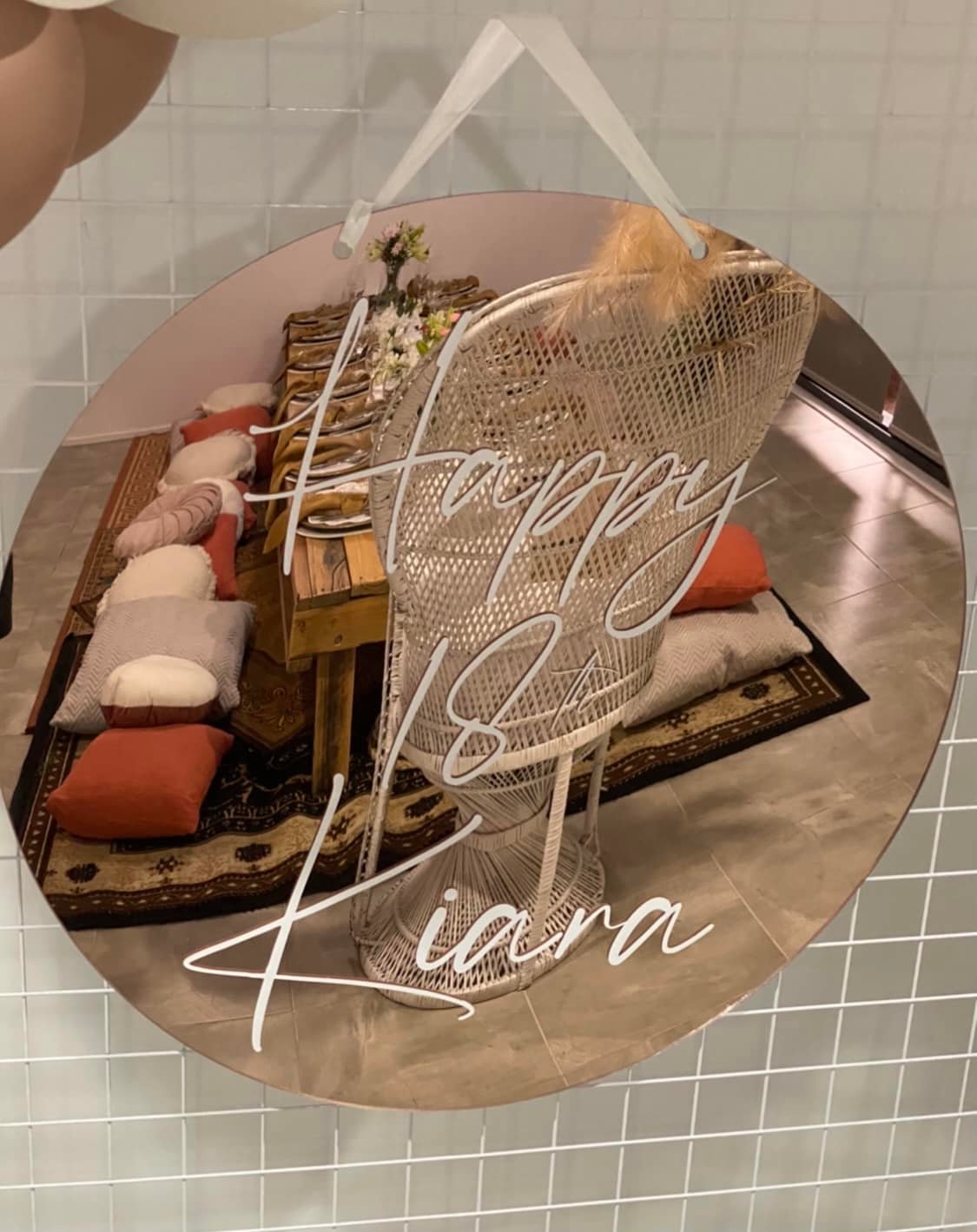 Acrylic Sign and Easel Hire