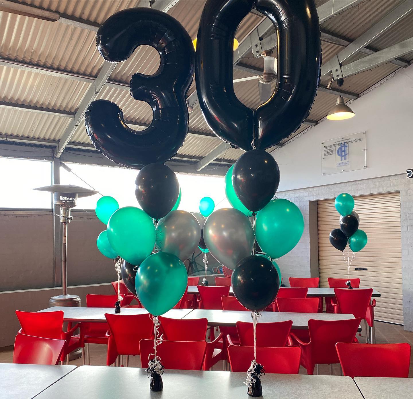 Two Black Foil Number Bouquet