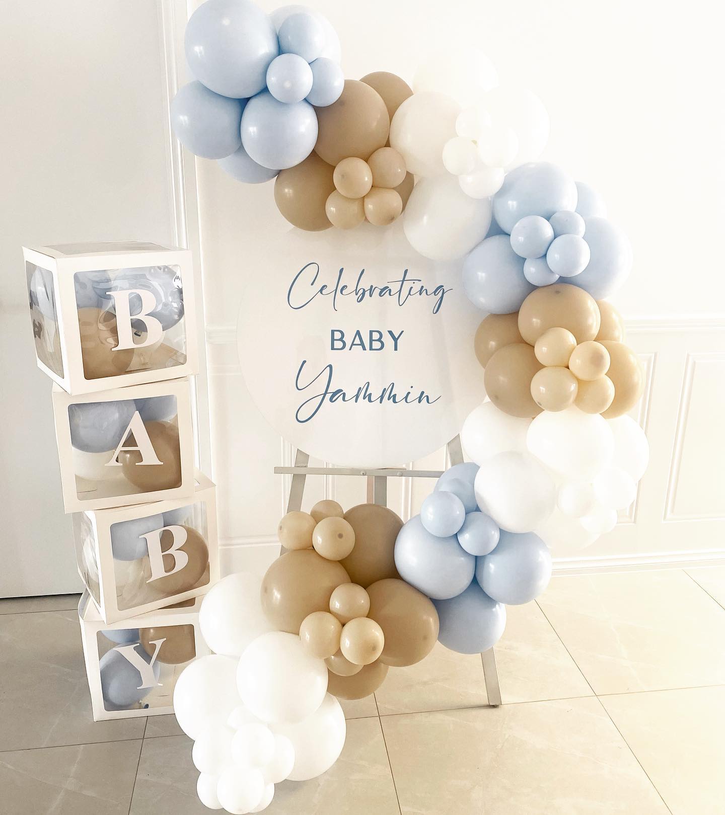 Personalised Acrylic Sign with Garland