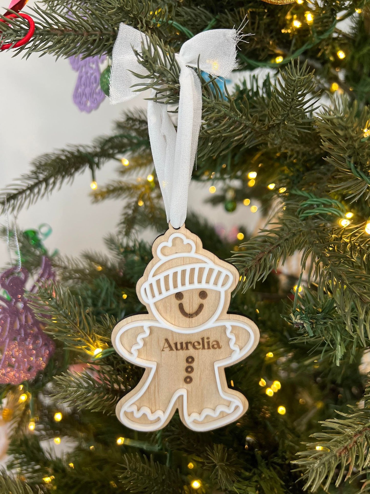 Personalised Gingerbread Christmas Ornament