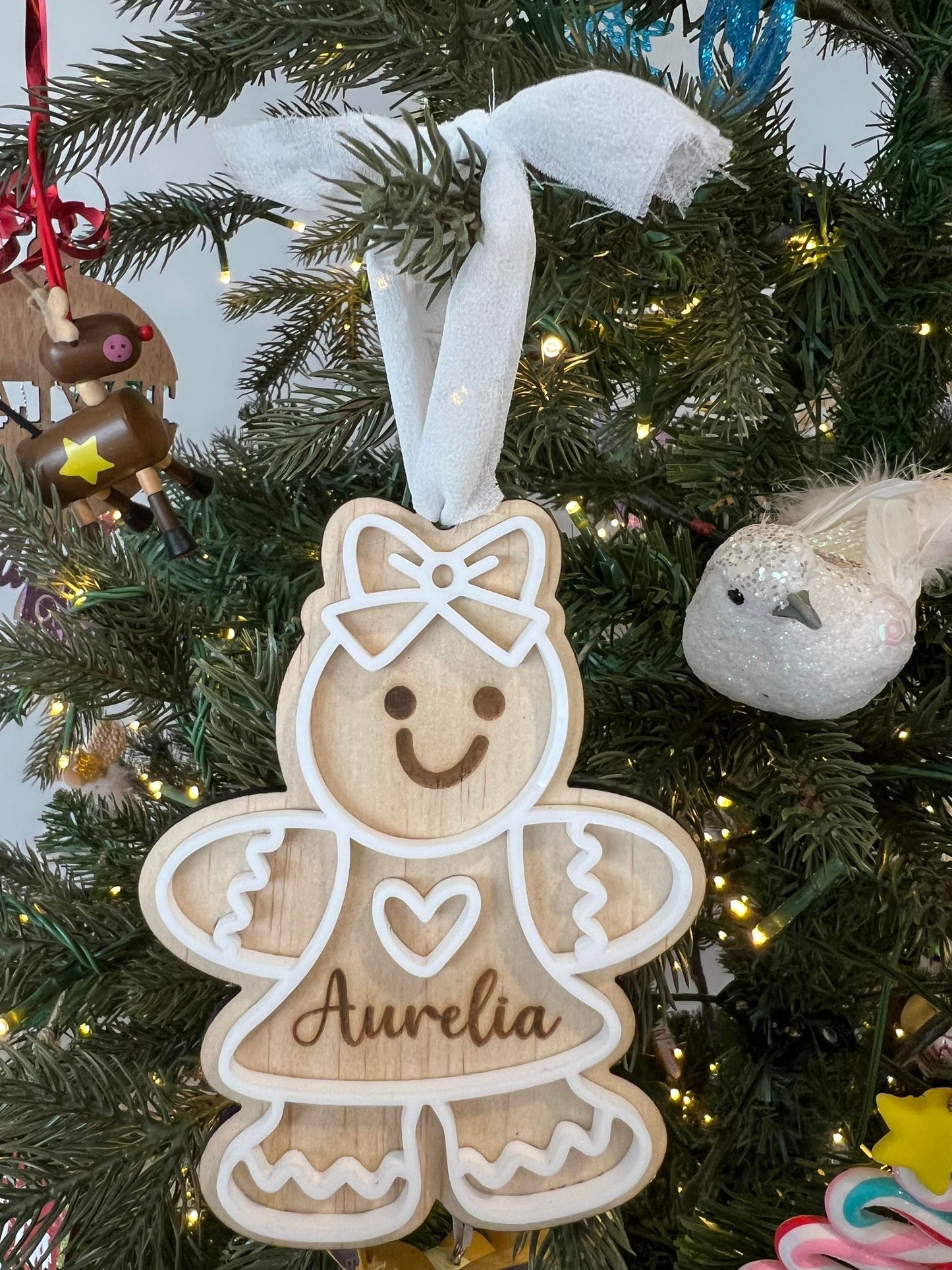 Personalised Gingerbread Christmas Ornament