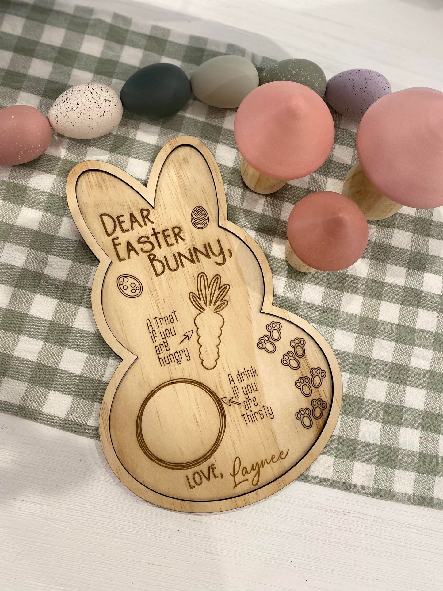 Personalised Easter Tray