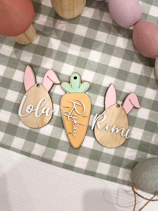Personalised Easter Carrot Tag