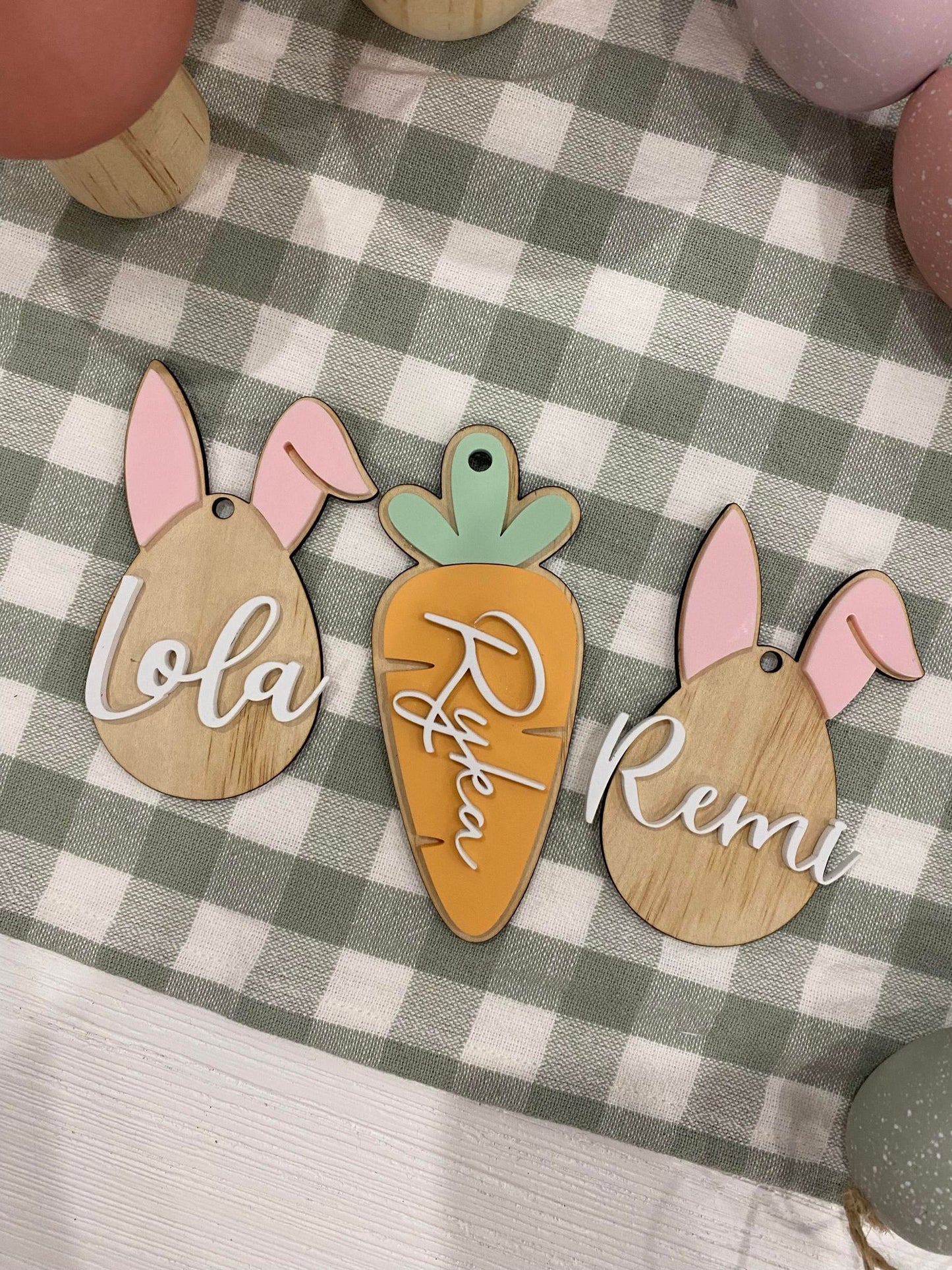 Personalised Easter Bunny Tag