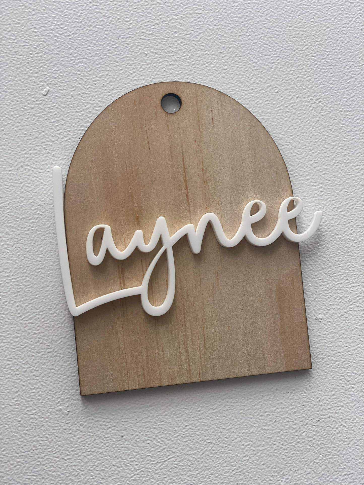 Personalised Wooden Christmas Ornament