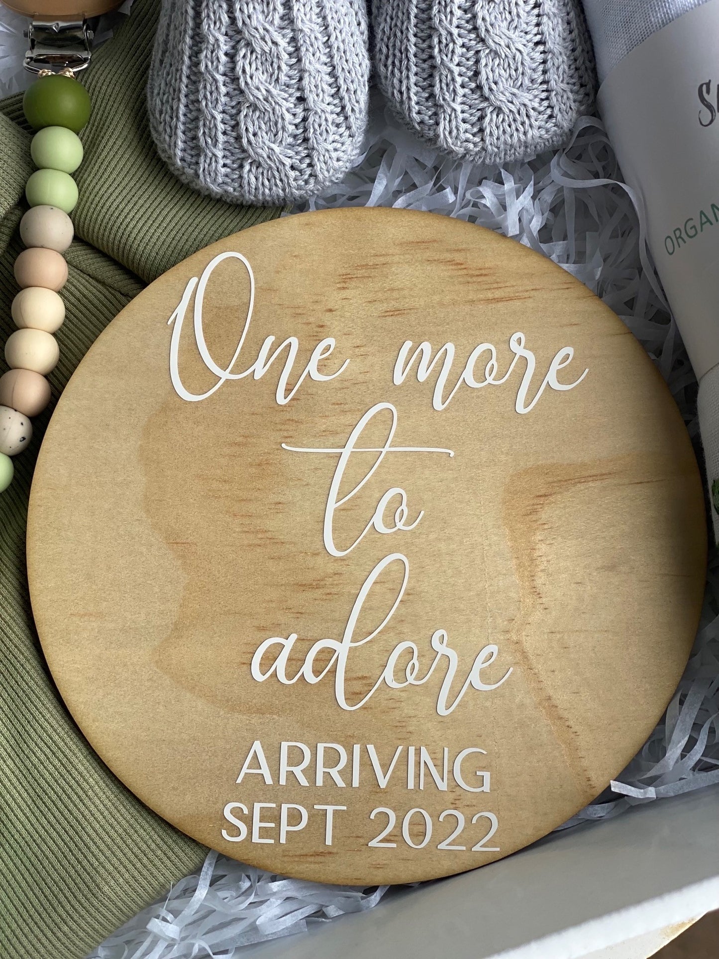 One more to Adore Wooden Plaque