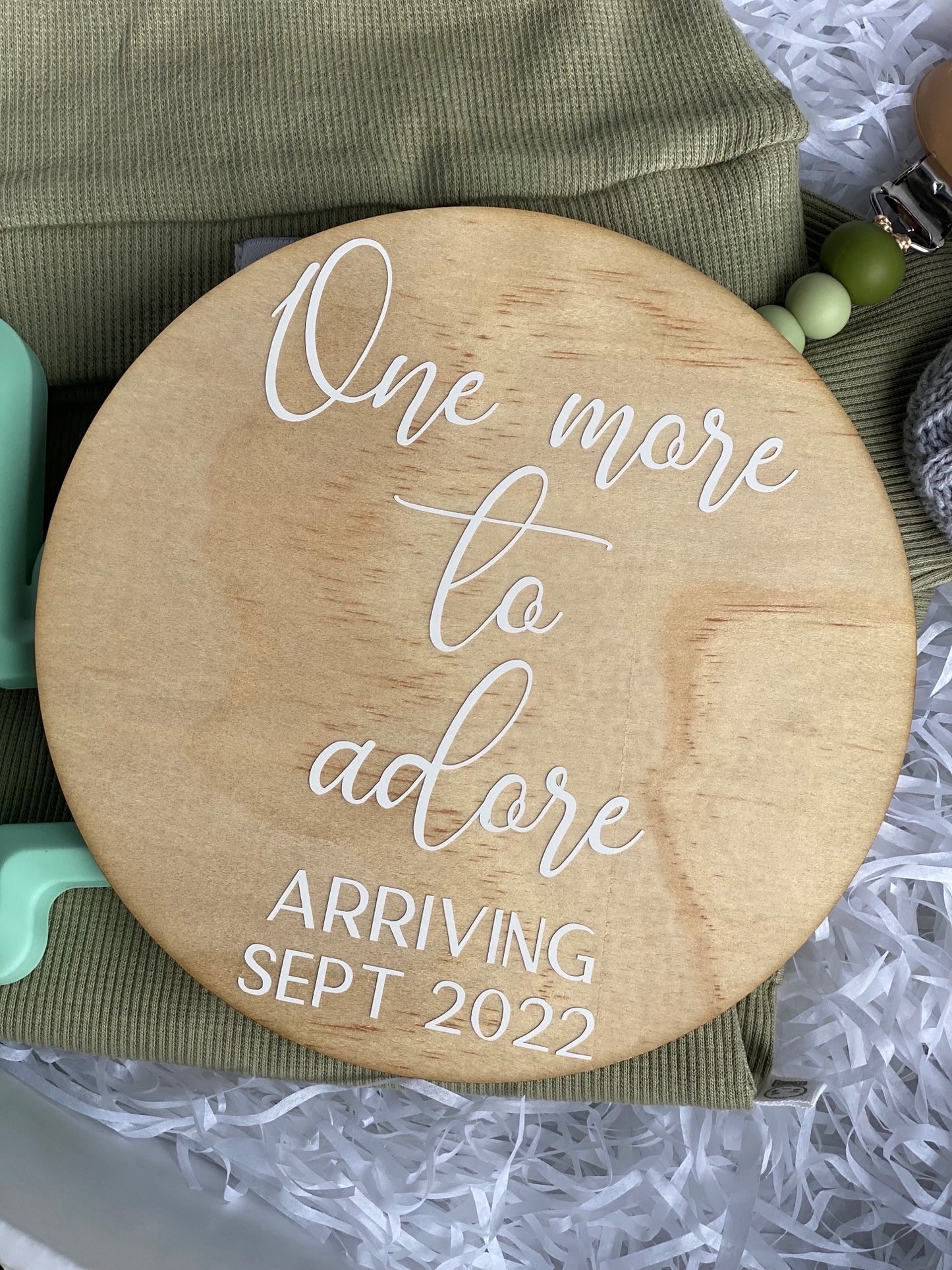 One more to Adore Wooden Plaque