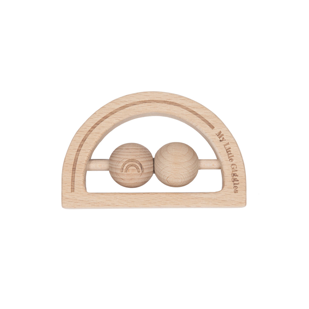 Wooden Rainbow Rattle – Chaos and Petals