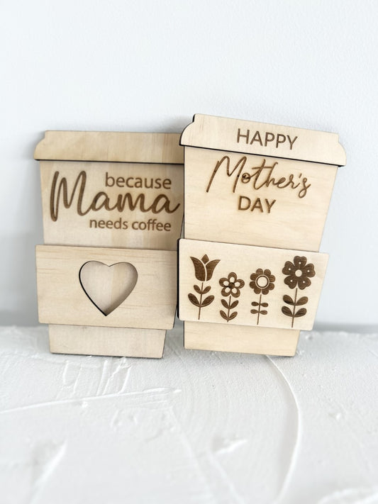 Coffee Gift Card Holder