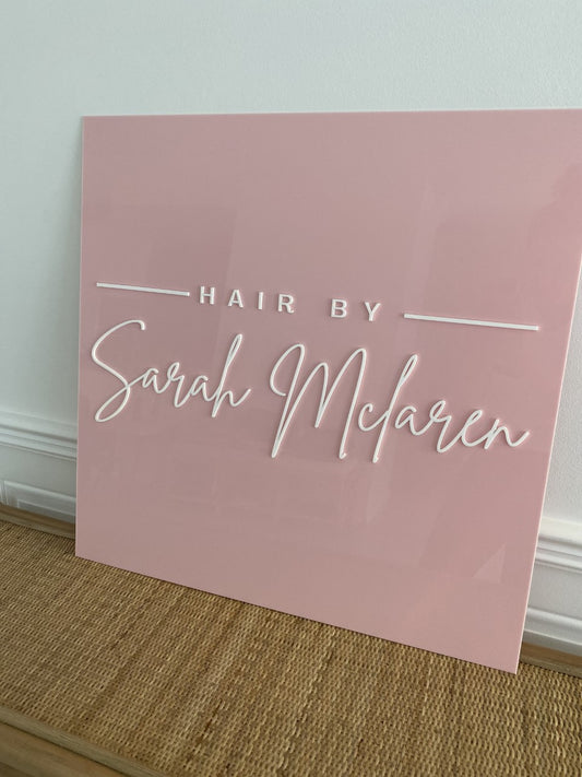 Acrylic 600mm Business Signage