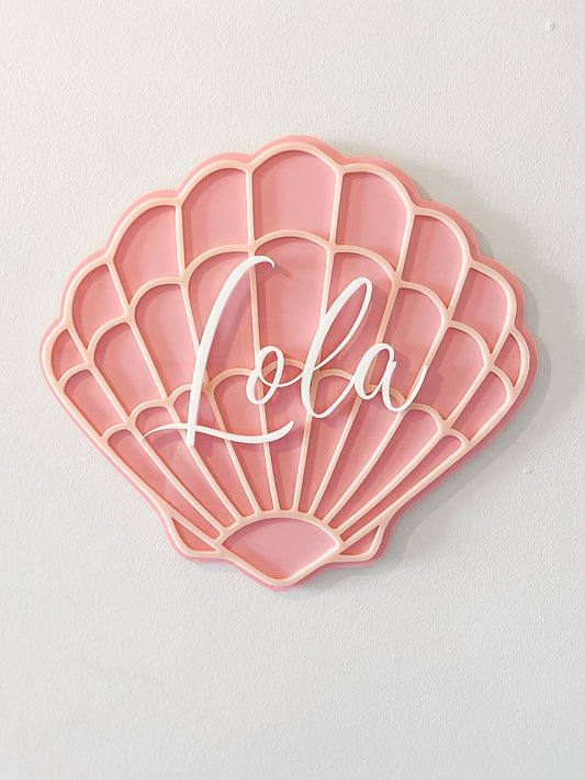 Personalised Seashell Name Wall Decor